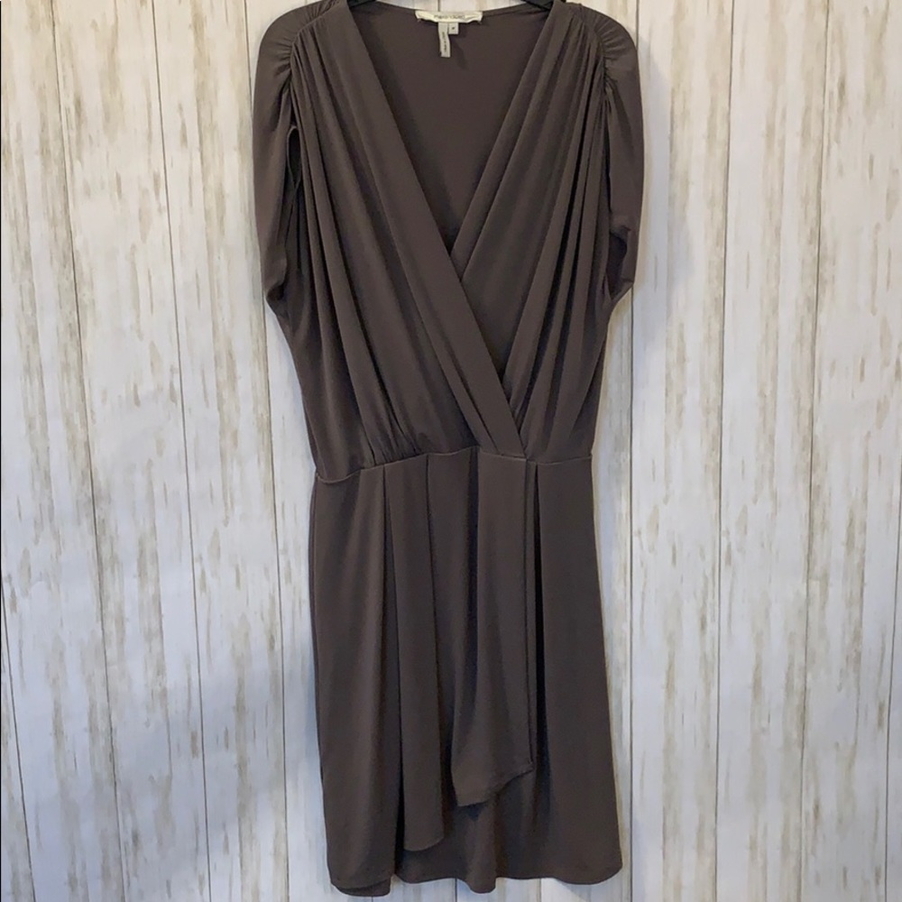 Olive Green Wrap Dress